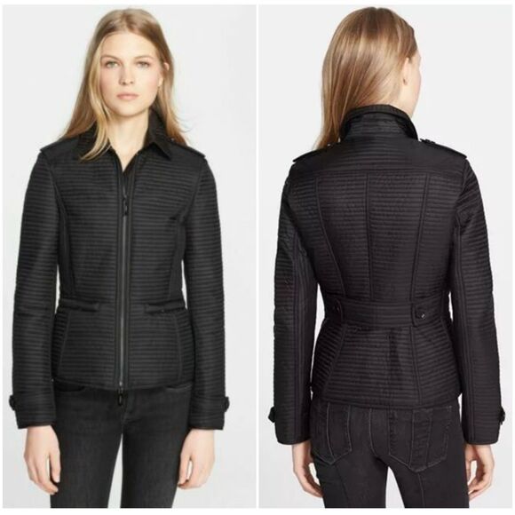 AUTHENTIC Burberry Women's Quilted Nylon Jacket Sz. Sm READ - Picture 1 of 12